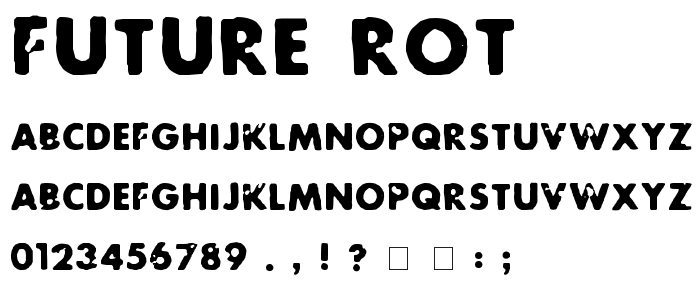 Future Rot font